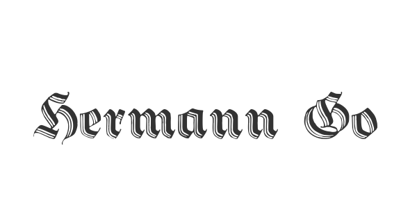 Hermann Gotisch font thumb
